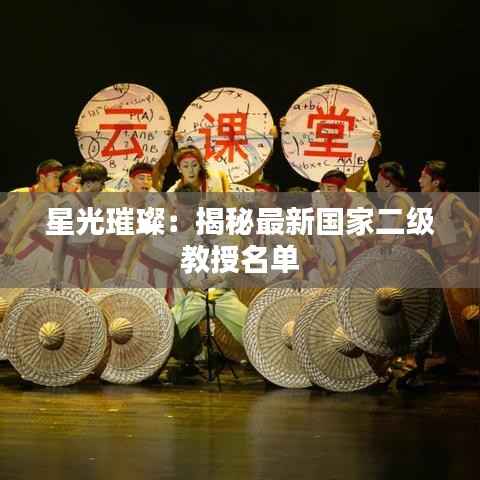 星光璀璨:揭秘最新国家二级教授名单