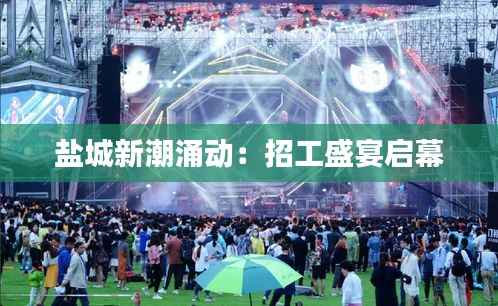 盐城新潮涌动：招工盛宴启幕