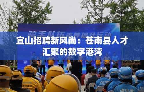 宜山招聘新风尚：苍南县人才汇聚的数字港湾