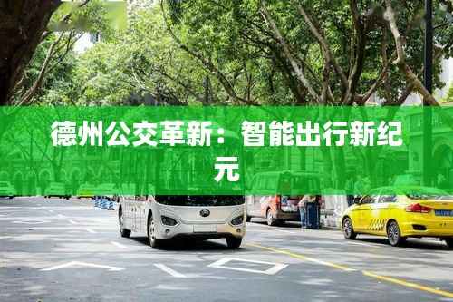 德州公交革新:智能出行新纪元