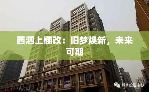 西泗上棚改:旧梦焕新,未来可期