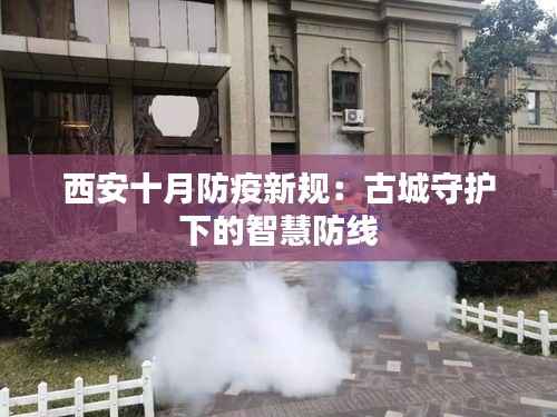 西安十月防疫新规:古城守护下的智慧防线