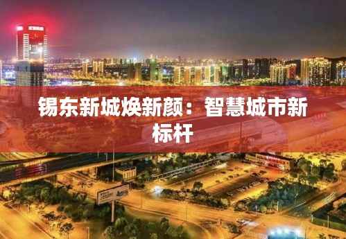 锡东新城焕新颜:智慧城市新标杆