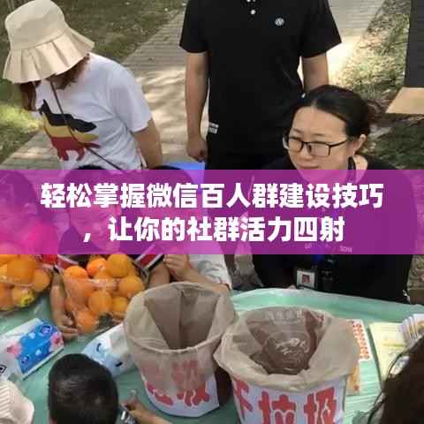 轻松掌握微信百人群建设技巧,让你的社群活力四射