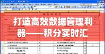 打造高效数据管理利器——积分实时汇总表格模板全解析