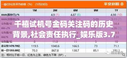 千禧试机号金码关注码的历史背景,社会责任执行_娱乐版3.747