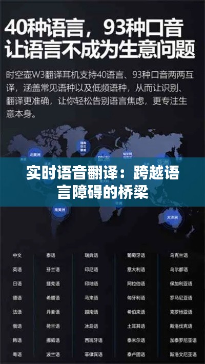 实时语音翻译:跨越语言障碍的桥梁