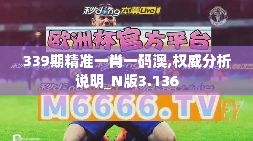 339期精准一肖一码澳,权威分析说明_N版3.136