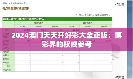 2024澳门天天开好彩大全正版:博彩界的权威参考