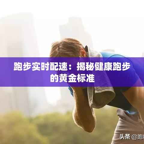 跑步实时配速：揭秘健康跑步的黄金标准