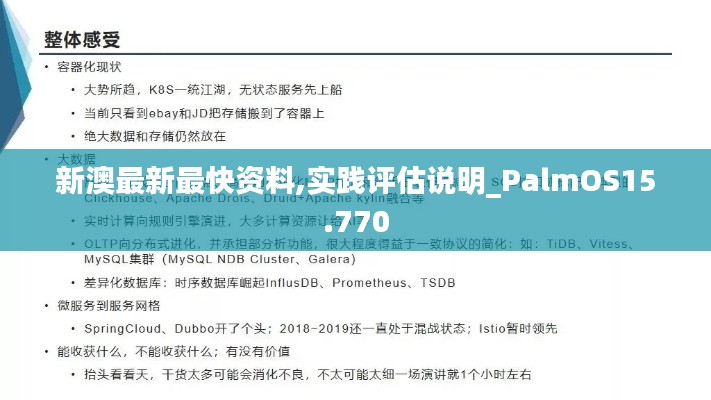 新澳最新最快资料,实践评估说明_PalmOS15.770