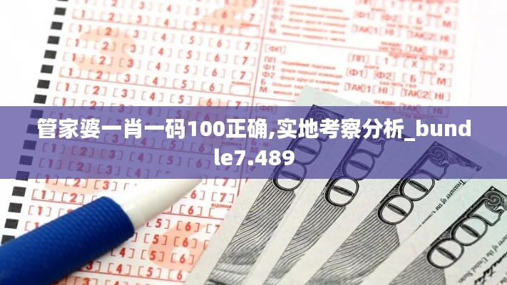 管家婆一肖一码100正确,实地考察分析_bundle7.489