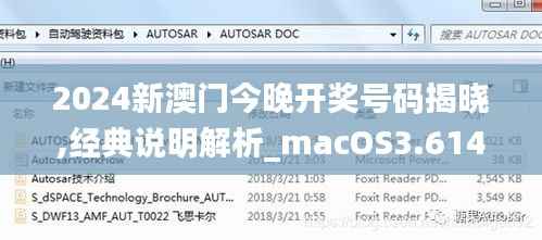 2024新澳门今晚开奖号码揭晓,经典说明解析_macOS3.614