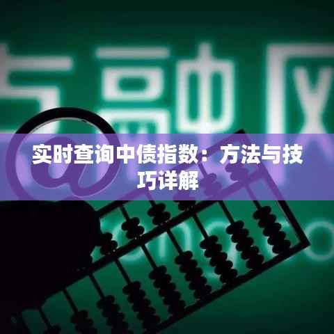 实时查询中债指数:方法与技巧详解