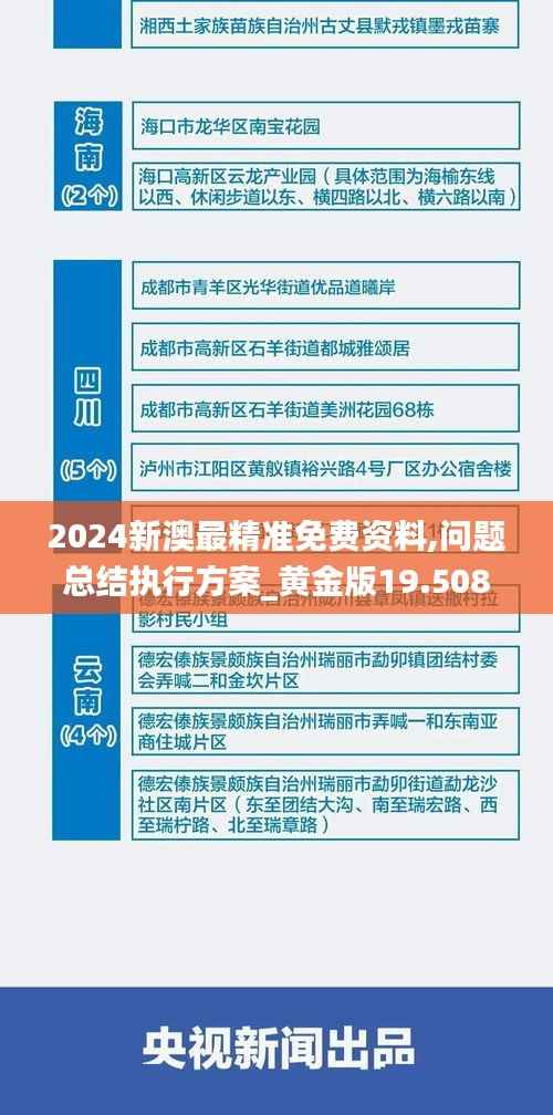 2024新澳最精准免费资料,问题总结执行方案_黄金版19.508