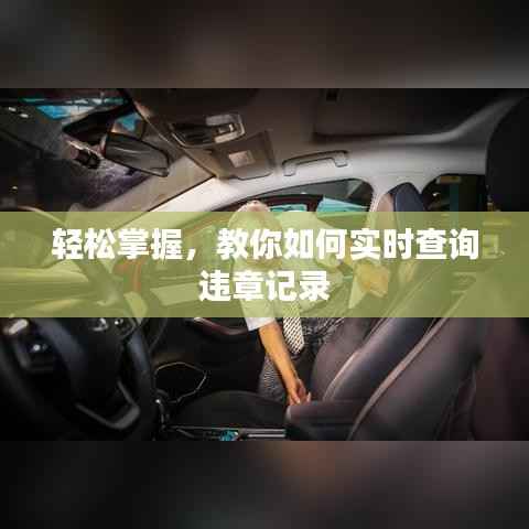 轻松掌握，教你如何实时查询违章记录