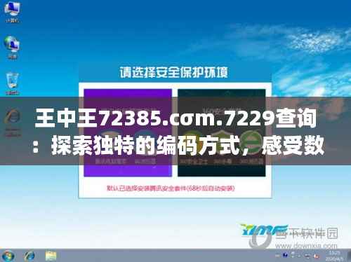 王中王72385.cσm.7229查询：探索独特的编码方式，感受数字组合的奇妙