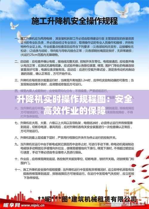 升降机实时操作规程图：安全高效作业的保障