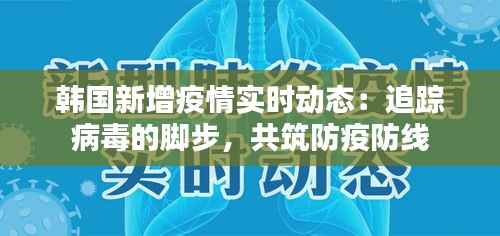 韩国新增疫情实时动态:追踪病毒的脚步,共筑防疫防线