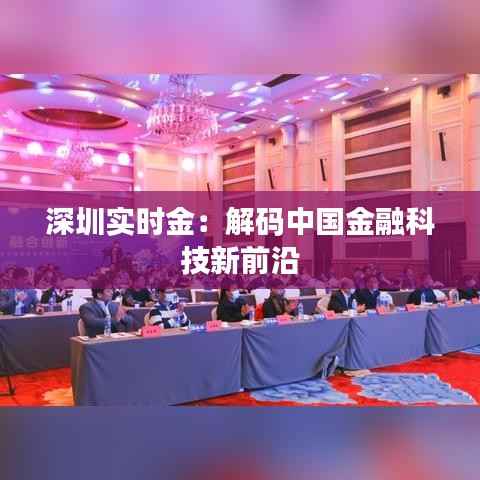 深圳实时金:解码中国金融科技新前沿