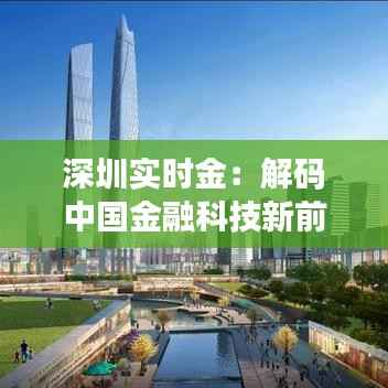 深圳实时金:解码中国金融科技新前沿