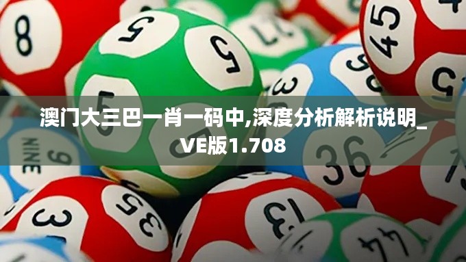 澳门大三巴一肖一码中,深度分析解析说明_VE版1.708