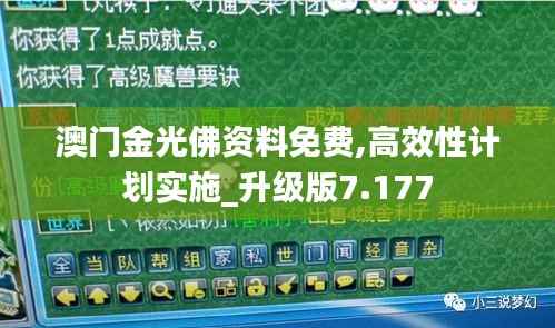 澳门金光佛资料免费,高效性计划实施_升级版7.177