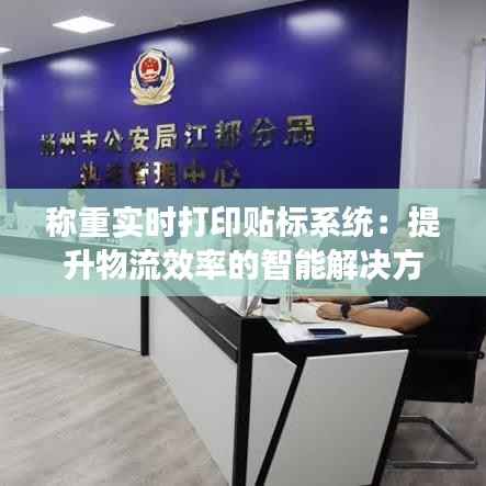 称重实时打印贴标系统:提升物流效率的智能解决方案