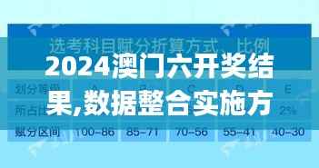 2024澳门六开奖结果,数据整合实施方案_pack14.969
