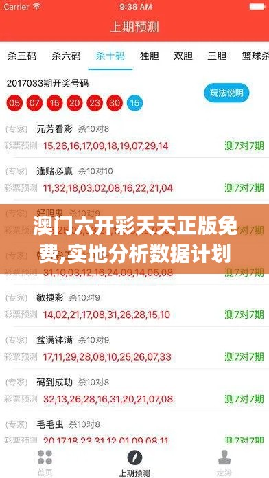 澳门六开彩天天正版免费,实地分析数据计划_U9.749