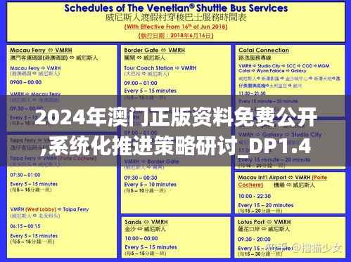 2024年澳门正版资料免费公开,系统化推进策略研讨_DP1.415