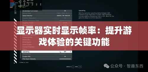 显示器实时显示帧率:提升游戏体验的关键功能