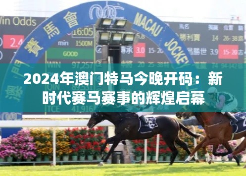 2024年澳门特马今晚开码:新时代赛马赛事的辉煌启幕