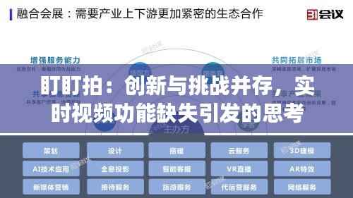 盯盯拍:创新与挑战并存,实时视频功能缺失引发的思考