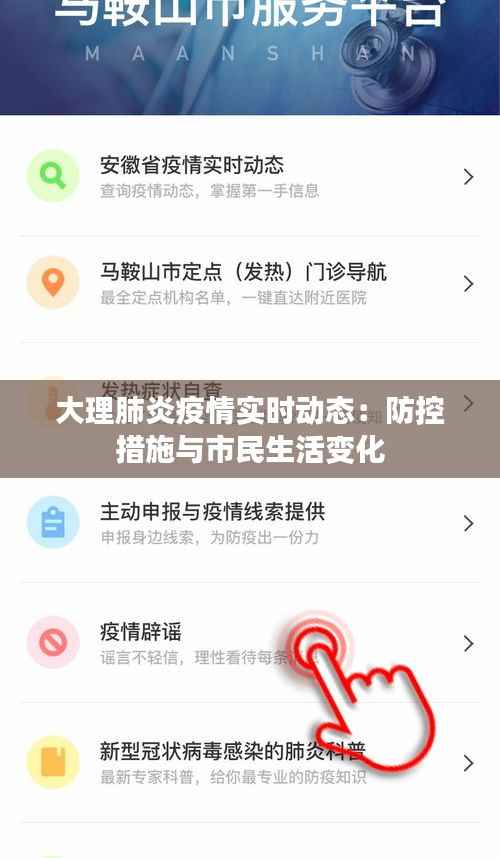 大理肺炎疫情实时动态:防控措施与市民生活变化