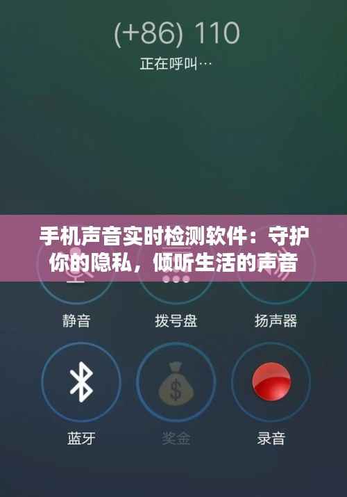 手机声音实时检测软件:守护你的隐私,倾听生活的声音