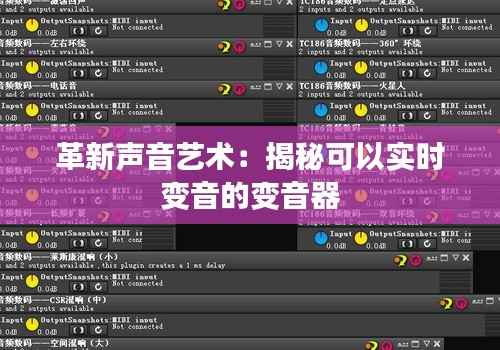 革新声音艺术:揭秘可以实时变音的变音器