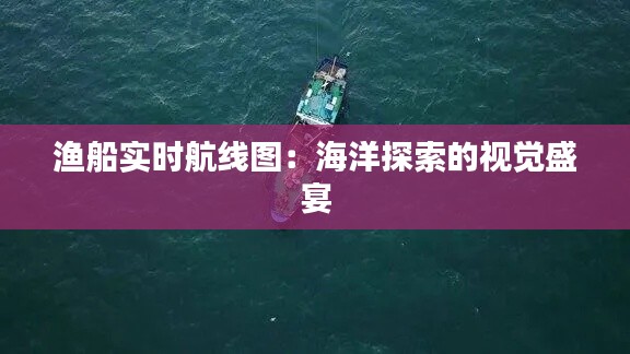 渔船实时航线图：海洋探索的视觉盛宴