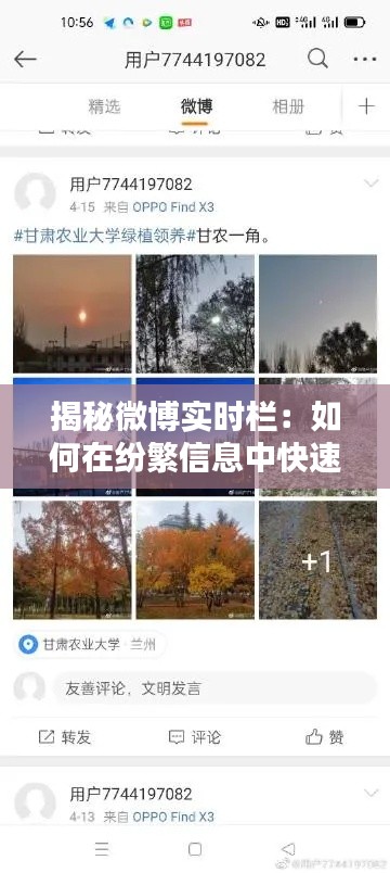 揭秘微博实时栏:如何在纷繁信息中快速捕捉热点