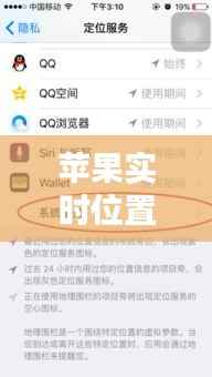 苹果实时位置服务设置指南:掌握你的隐私与安全