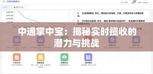 中通掌中宝：揭秘实时揽收的潜力与挑战