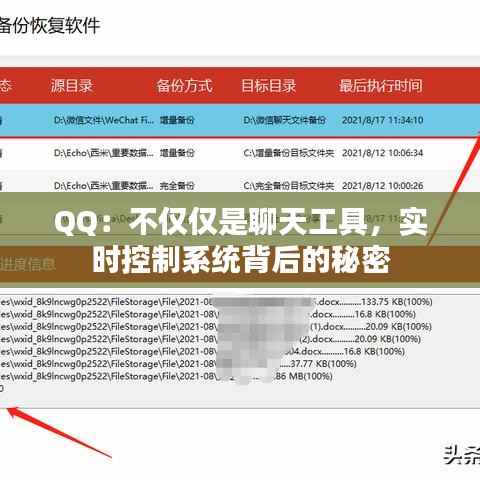 QQ：不仅仅是聊天工具，实时控制系统背后的秘密