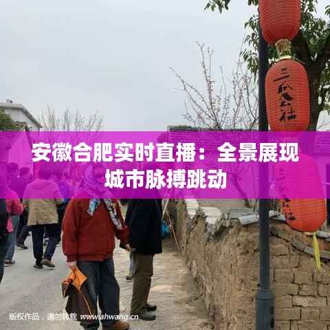 安徽合肥实时直播:全景展现城市脉搏跳动