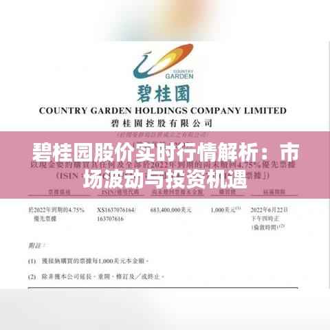碧桂园股价实时行情解析：市场波动与投资机遇