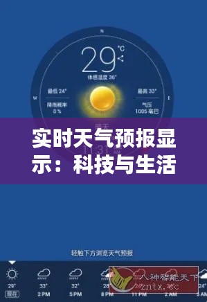 实时天气预报显示:科技与生活的无缝对接