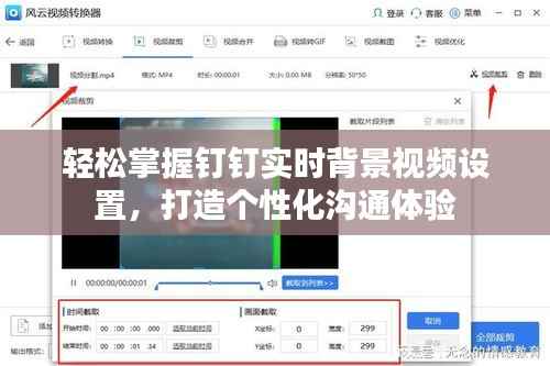 轻松掌握钉钉实时背景视频设置,打造个性化沟通体验