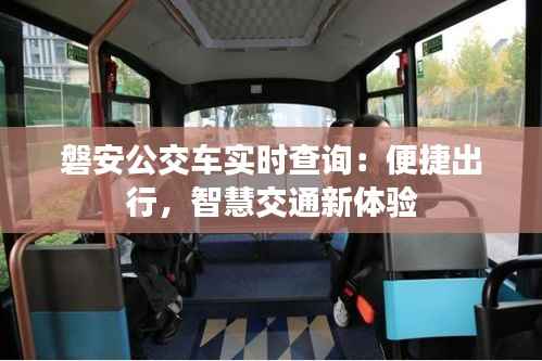 磐安公交车实时查询：便捷出行，智慧交通新体验
