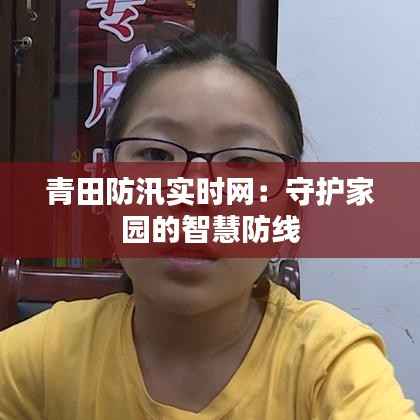 青田防汛实时网：守护家园的智慧防线