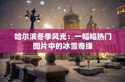 哈尔滨冬季风光:一幅幅热门图片中的冰雪奇缘