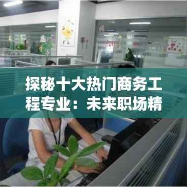 探秘十大热门商务工程专业:未来职场精英的摇篮